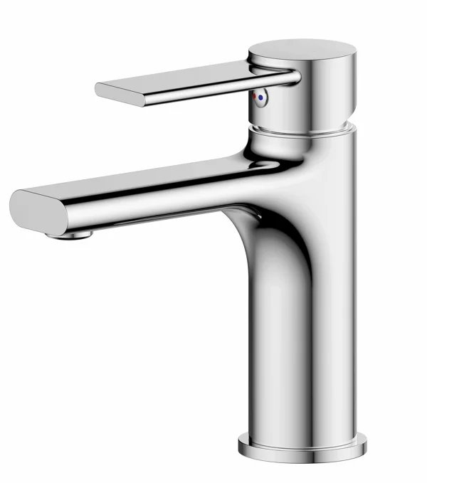 Смеситель для раковины AQUANIKA ROUND AQR1015CR (хром, L-9,9 H-15) AQR1015CR