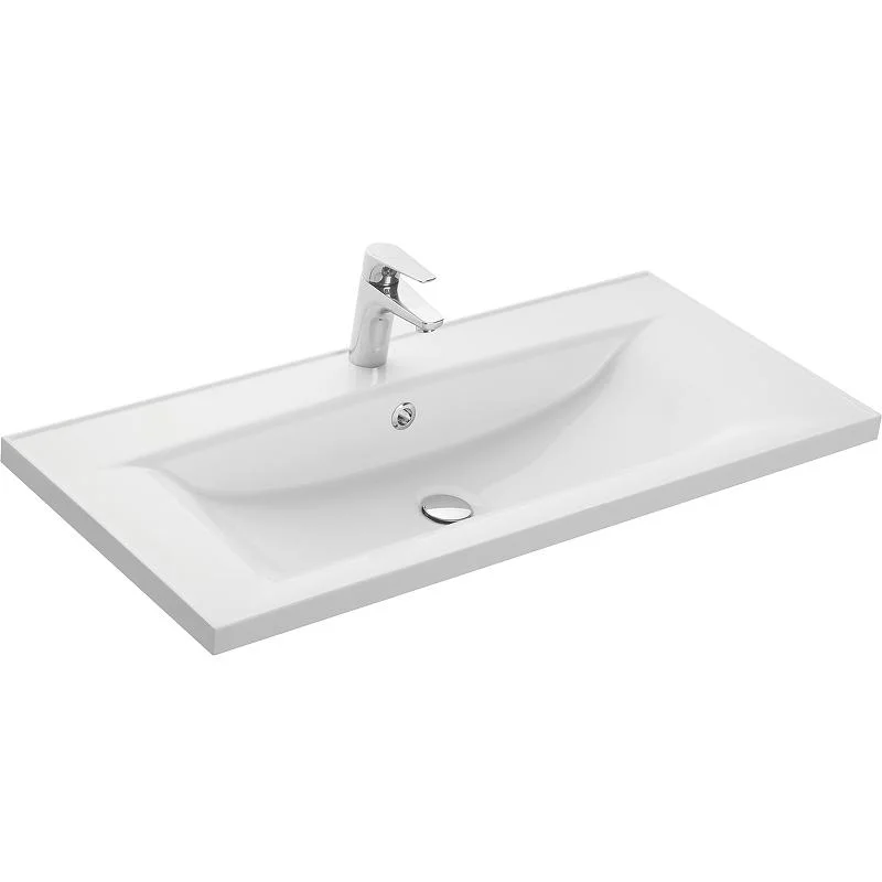 Раковина мебельная АКВАТОН АЙРИС 1A723031AG010 (накладная, (100,2*45,2), белый) 1A723031AG010