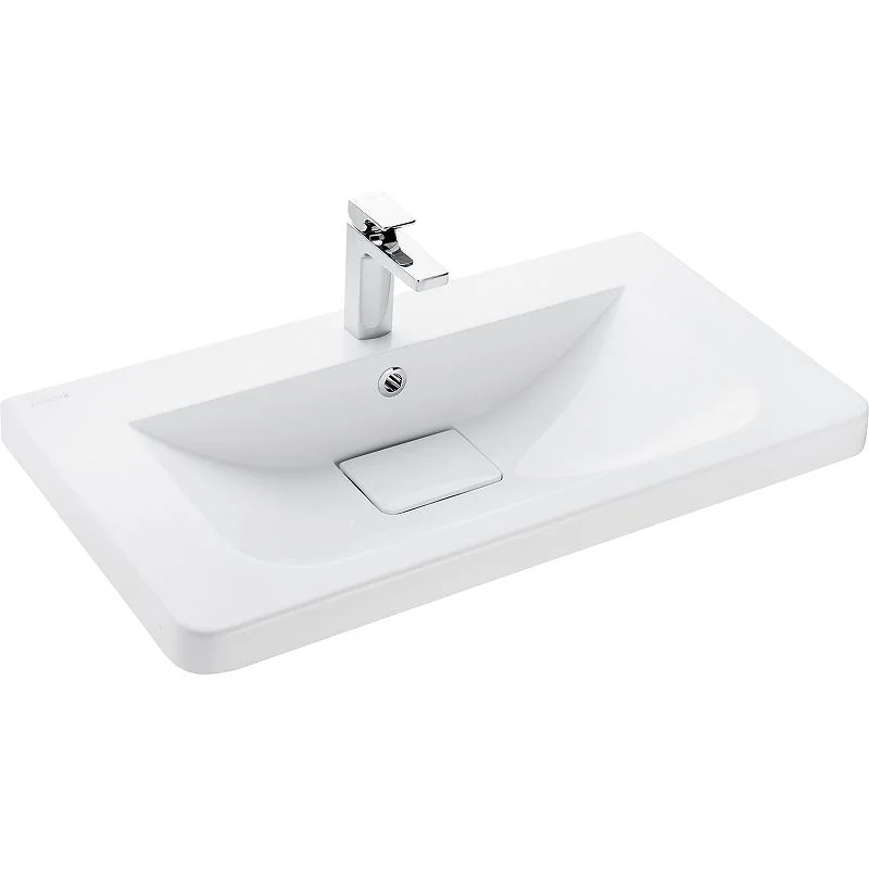 Раковина мебельная АКВАТОН ШЕРИЛЛ 1A71443KSH010 (к тумбе, (85*46), белый) 1A71443KSH010