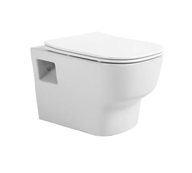 Унитаз подвесной AQUANIKA BASIC AQB102-00 Rim + сиденье (белый). Фото 1 из 1