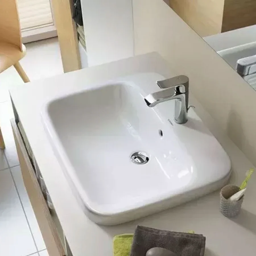 Раковина DURAVIT DURASTYLE 0372600000 (встраиваемая сверху, (60*43), белый) 0372600000