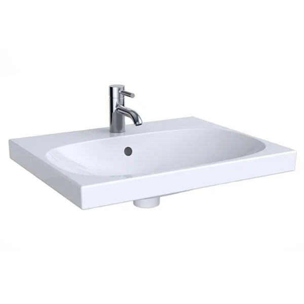 Раковина GEBERIT ACANTO 500.620.01.2 (подвесная, (60*48,2), белый) 500.620.01.2