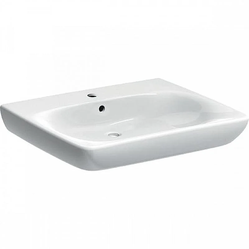 Раковина GEBERIT RENOVA COMFORT 258565000 (подвесная, (65*55), белый) 258565000
