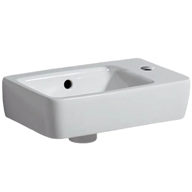 Раковина GEBERIT RENOVA COMPACT 276140000 (подвесная, (40*25), белый) 276140000