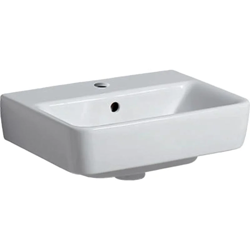 Раковина GEBERIT RENOVA COMPACT 276145000 (подвесная, (45*34), белый) 276145000