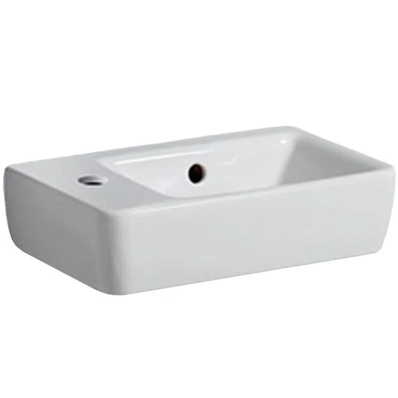 Раковина GEBERIT RENOVA COMPACT 276240000 (подвесная, (40*25), белый) 276240000