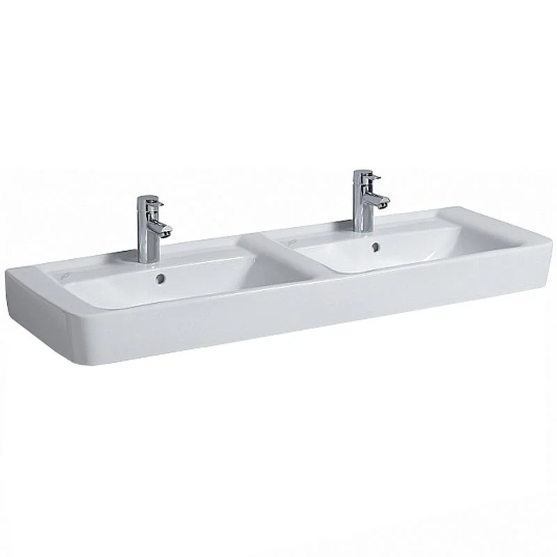 Раковина GEBERIT RENOVA PLAN 122130000 (подвесная, (130*48), белый) 122130000