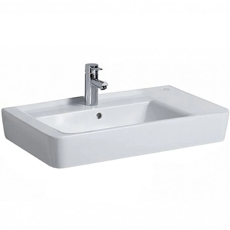 Раковина GEBERIT RENOVA PLAN 122180000 (подвесная, (75*48), белый) 122180000
