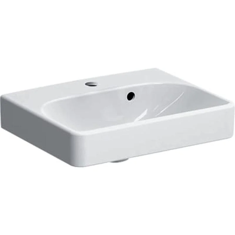 Раковина GEBERIT SMYLE 500.222.01.1 (подвесная, (45*36), белый) 500.222.01.1