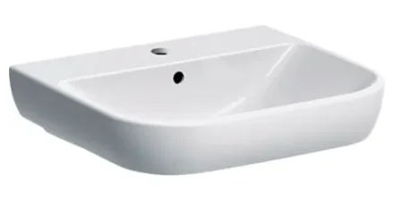 Раковина GEBERIT SMYLE 500.227.01.1 (подвесная, (55*48), белый) 500.227.01.1