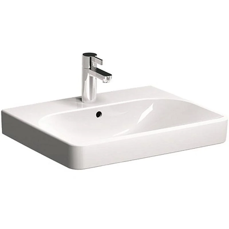 Раковина GEBERIT SMYLE 500.229.01.1 (подвесная, (60*48), белый) 500.229.01.1