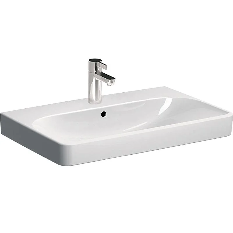 Раковина GEBERIT SMYLE 500.249.01.1 (подвесная, (75*48), белый) 500.249.01.1