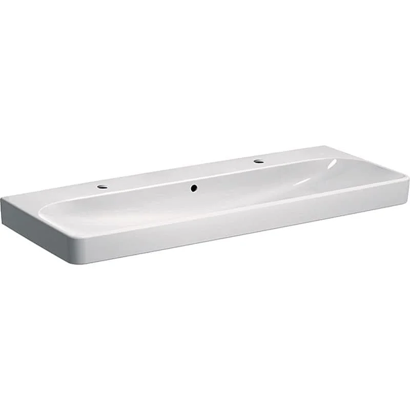 Раковина GEBERIT SMYLE 500.253.01.1 (подвесная, (120*48), белый) 500.253.01.1