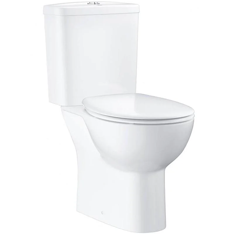 Унитаз напольный GROHE BAU CERAMIC 39428000 гор. вып. 60*35 (белый) 39428000