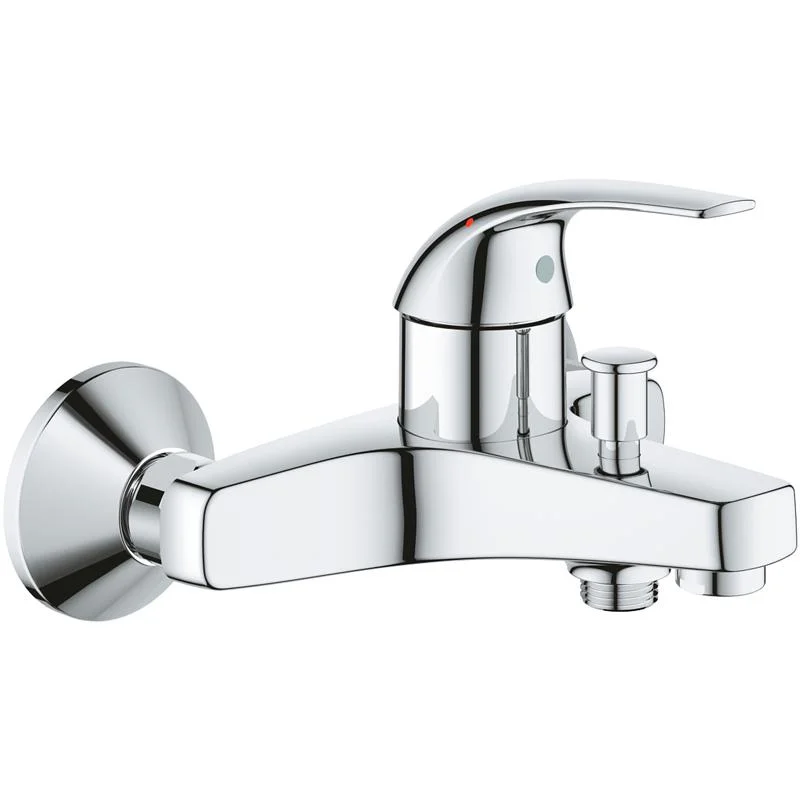 Смеситель для ванны с душем GROHE BAU CURVE 23599000 (хром, L-16) 23599000