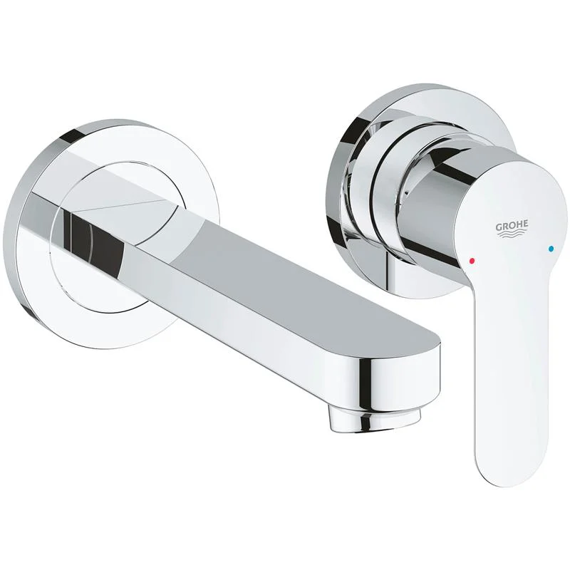 Смеситель для раковины GROHE BAU EDGE 20474000 (хром, L-17) 20474000