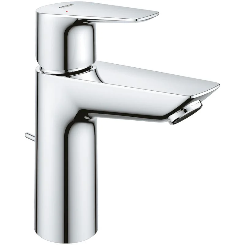 Смеситель для раковины GROHE BAU EDGE 23758001 (хром, L-10,6 H-10,8) 23758001