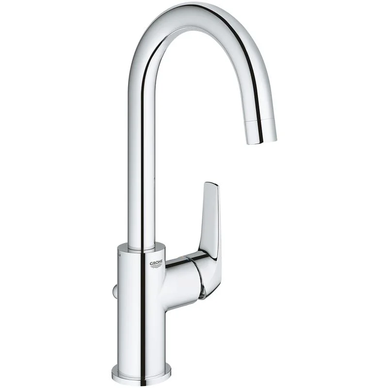 Смеситель для раковины GROHE BAU FLOW 23753000 (хром, L-14 H-20,9) 23753000
