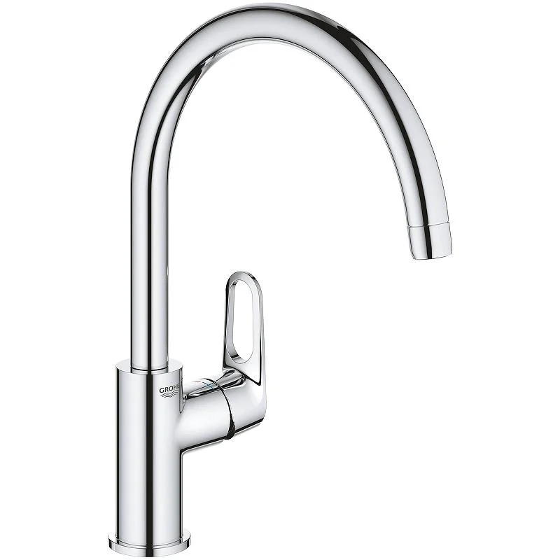 Смеситель для кухни GROHE BAU FLOW 31230001 (хром, L-22,3 H-20,7) 31230001