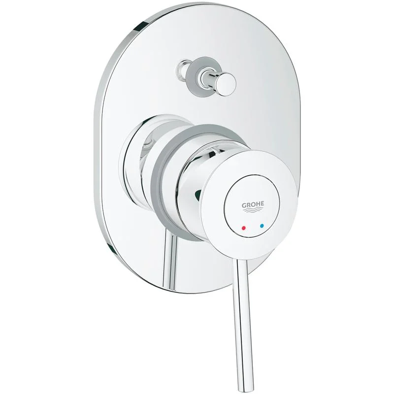 Смеситель для ванны с душем GROHE BAU 29047000 (хром) 29047000