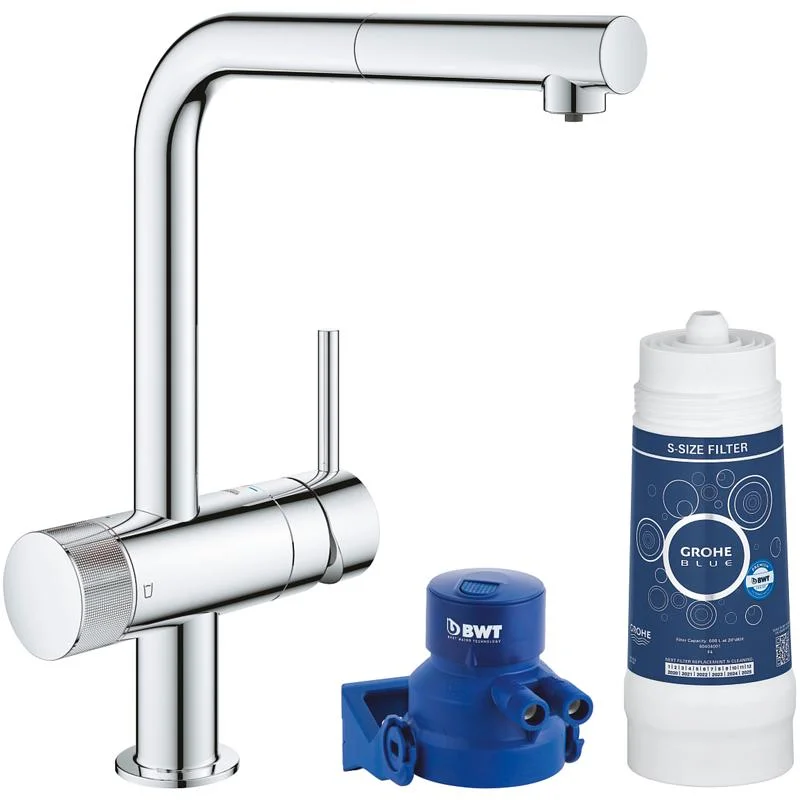Комплект для кухни GROHE BLUE 119706 (хром, L-22,3 H-29,5) 119706