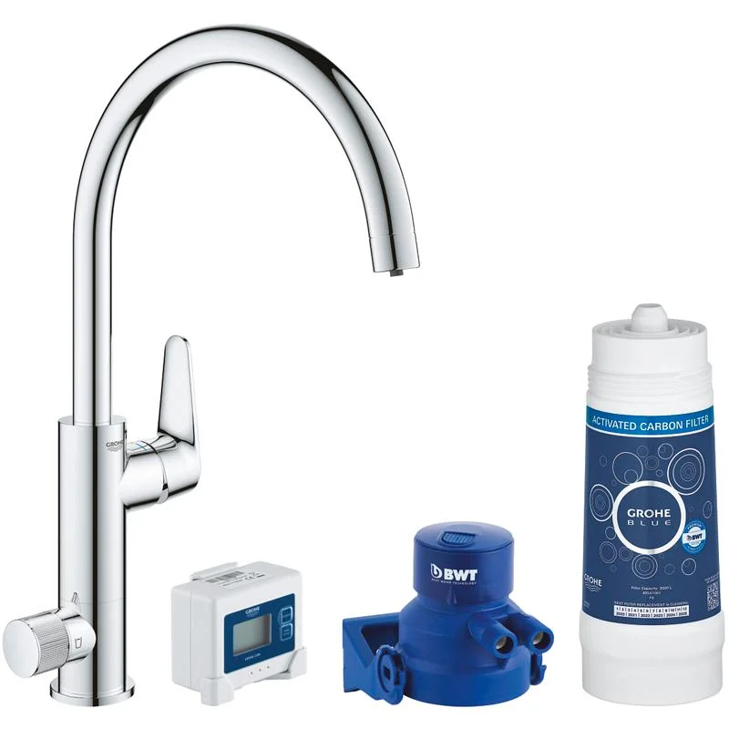 Смеситель для кухни GROHE BLUE 30385000 (хром, L-22,3 H-25,8) 30385000