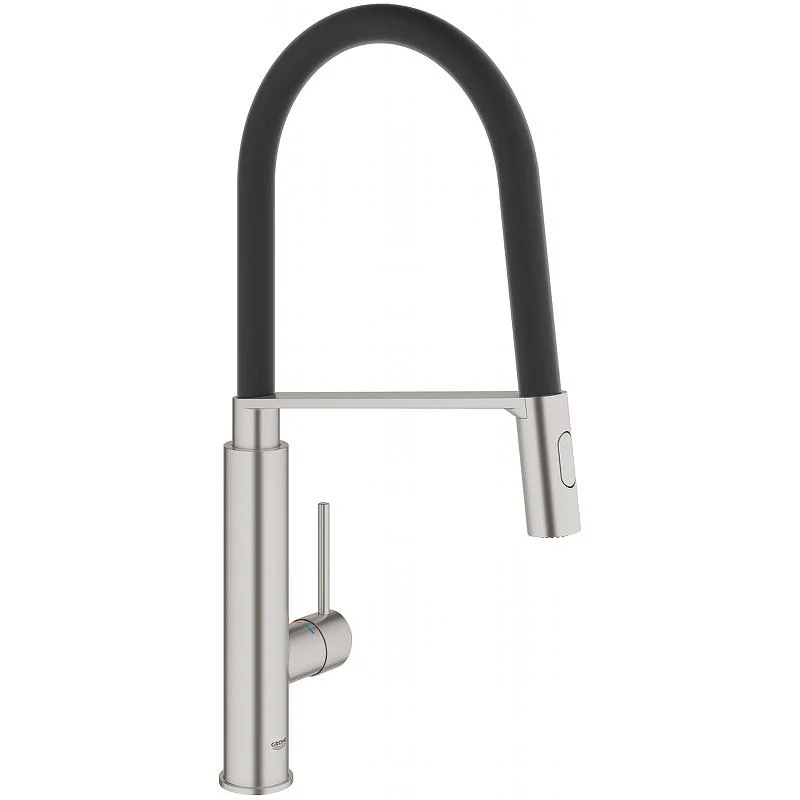 Смеситель для кухни GROHE CONCETTO 31491DC0 (сталь, L-23,5 H-20). Фото 1 из 6