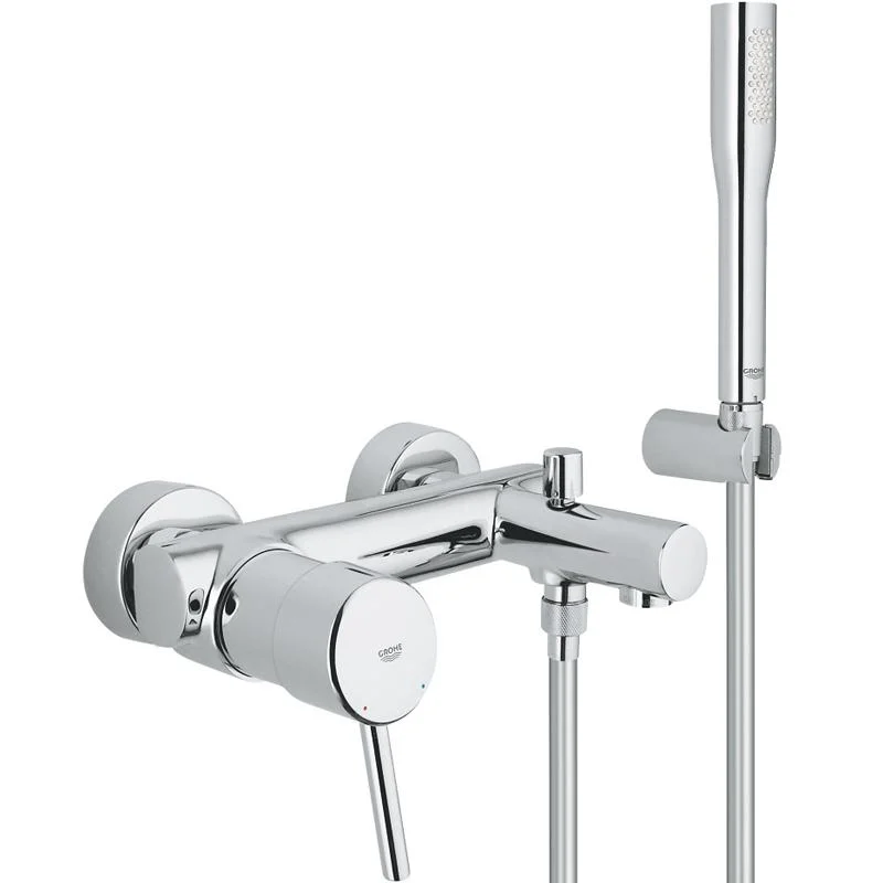 Смеситель для ванны с душем GROHE CONCETTO 32212001 (хром, H-15,6). Фото 1 из 3