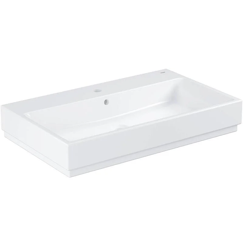Раковина GROHE CUBE CERAMIC 3947600H (накладная, (80*49), белый) 3947600H