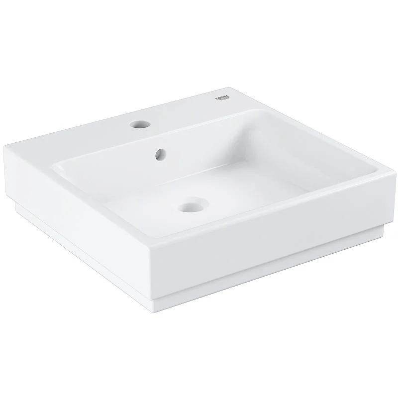 Раковина GROHE CUBE CERAMIC 3947800H (накладная, (50*49), белый) 3947800H