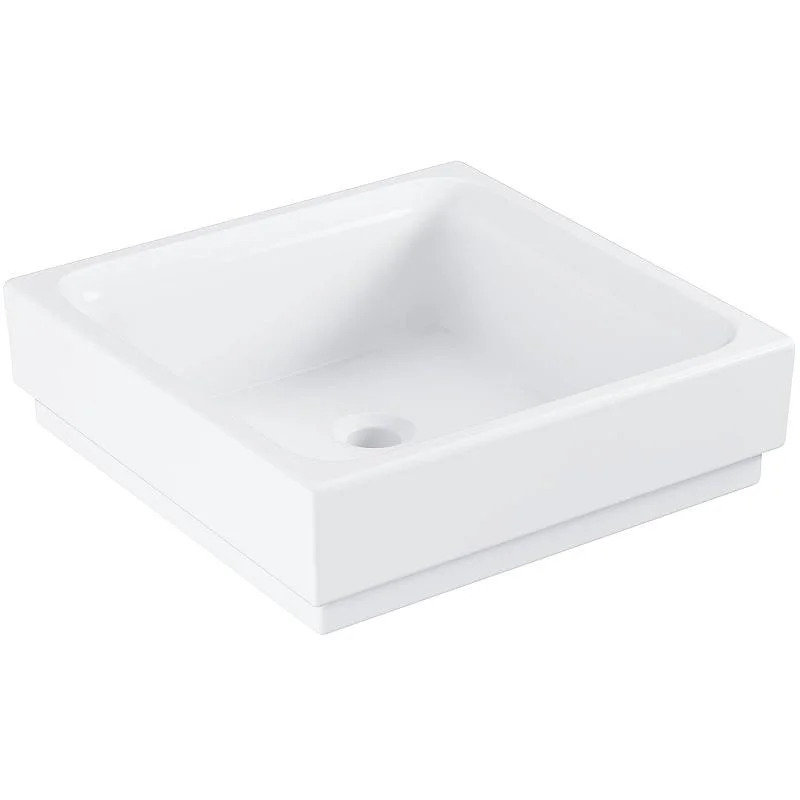 Раковина GROHE CUBE CERAMIC 3948200H (накладная, (40*40), белый) 3948200H