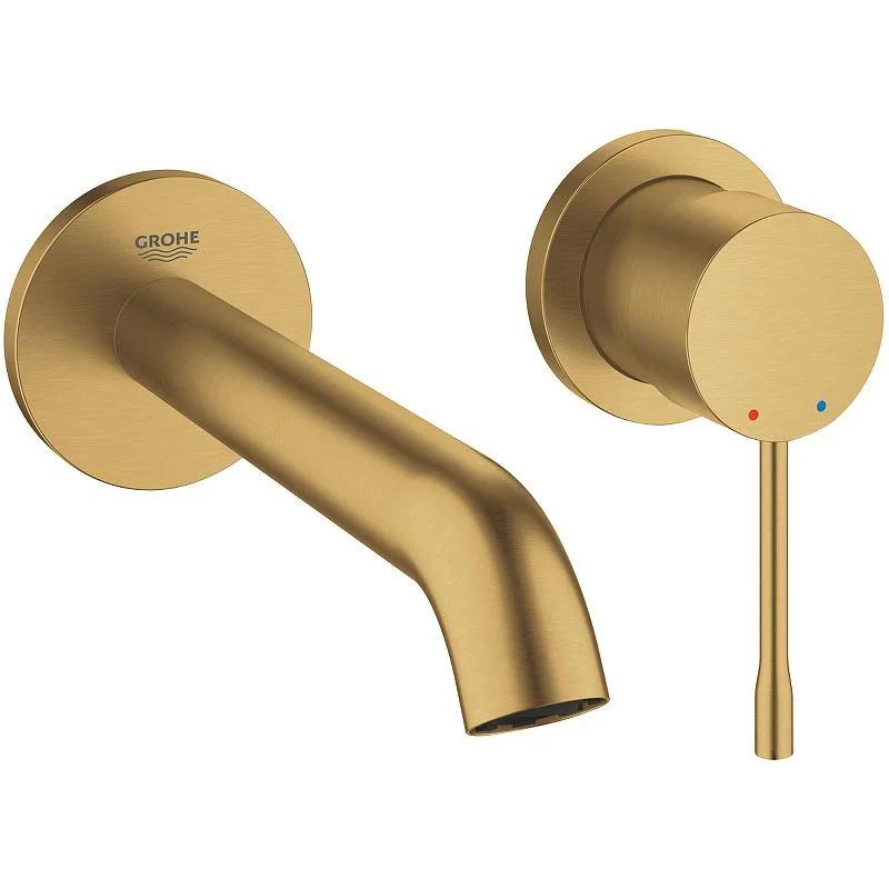 Смеситель для раковины GROHE ESSENCE 19408GN1 (золото матовый, L-18,3) 19408GN1