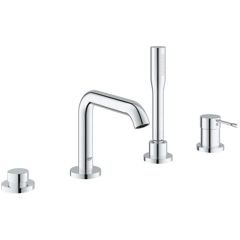 Смеситель для ванны с душем GROHE ESSENCE 19578001 (сталь, L-19,7 H-13,8) 19578001