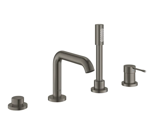 Смеситель для ванны с душем GROHE ESSENCE 19578AL1 (графит матовый, L-19,7) 19578AL1