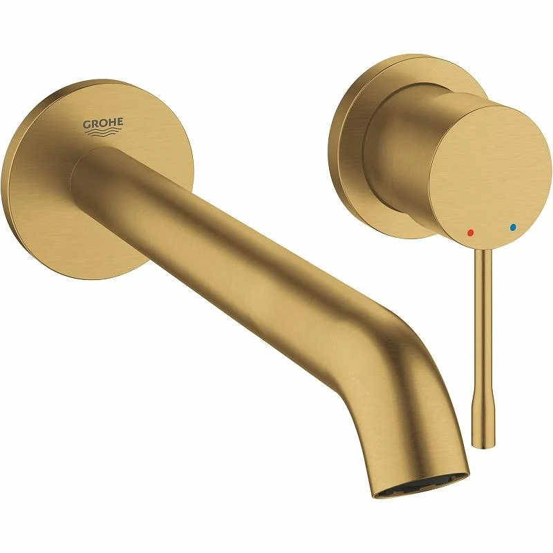 Смеситель для раковины GROHE ESSENCE 19967GN1 (золото матовый, L-23) 19967GN1