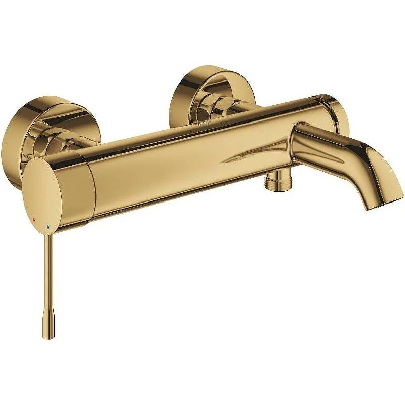 Смеситель для ванны с душем GROHE ESSENCE 33624GL1 (золото, L-19,3) 33624GL1