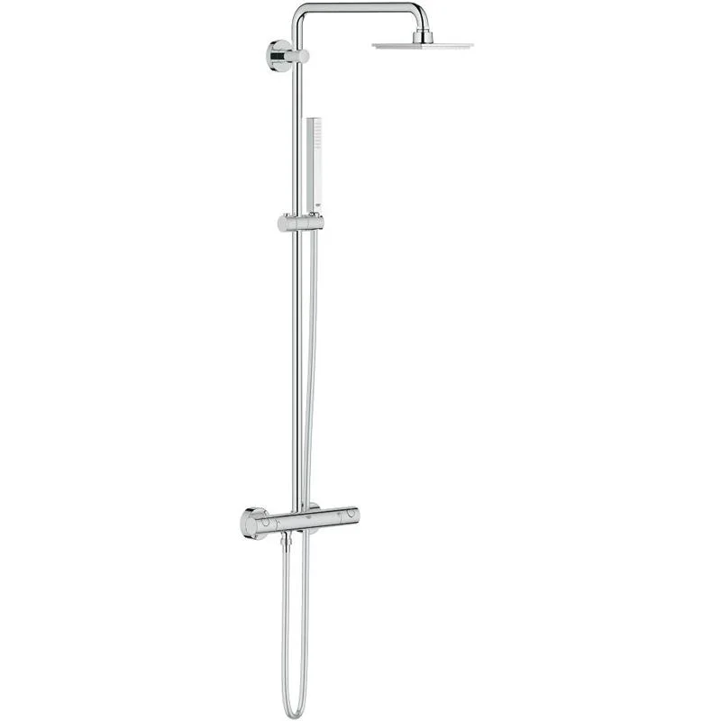 Душевая система с термостатом для душа GROHE EUPHORIA CUBE 27932000 (хром, прямоугольный) 27932000