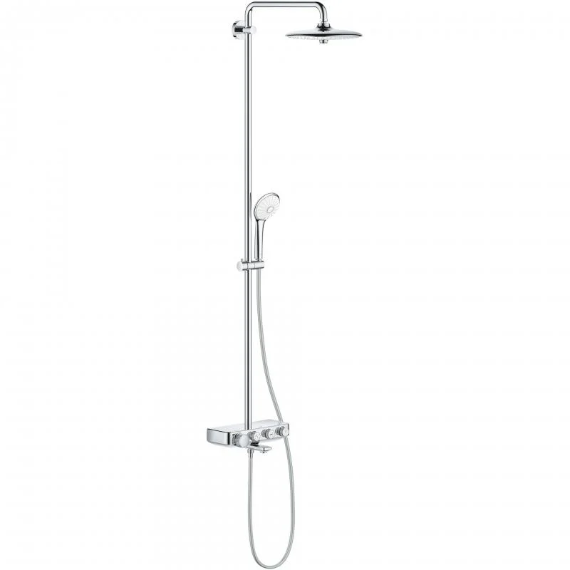 Душевая система с термостатом для ванны/душа GROHE EUPHORIA SMARTCONTROL 26510000 (хром, круглая) 26510000