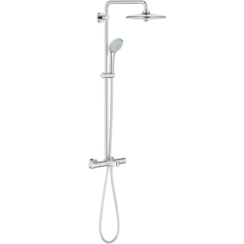 Душевая система с термостатом для ванны/душа GROHE EUPHORIA 26114001 (хром, круглая) 26114001