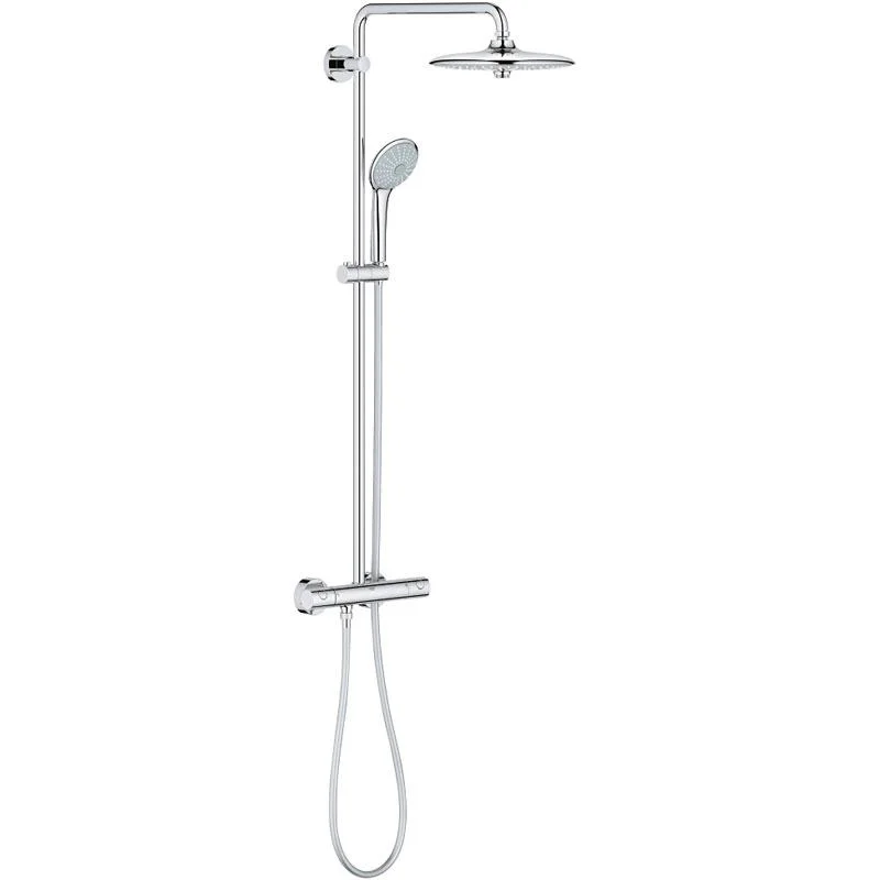 Душевая система с термостатом для душа GROHE EUPHORIA 27296002 (хром, круглая) 27296002