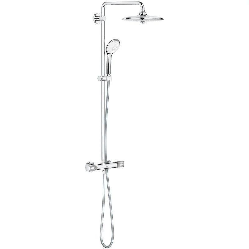 Душевая система с термостатом для душа GROHE EUPHORIA 27296003 (хром, круглая) 27296003