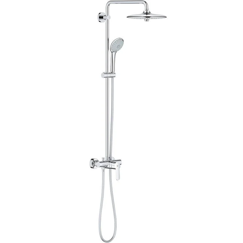 Душевая система со смесителем для душа GROHE EUPHORIA 27473001 (хром, круглая) 27473001