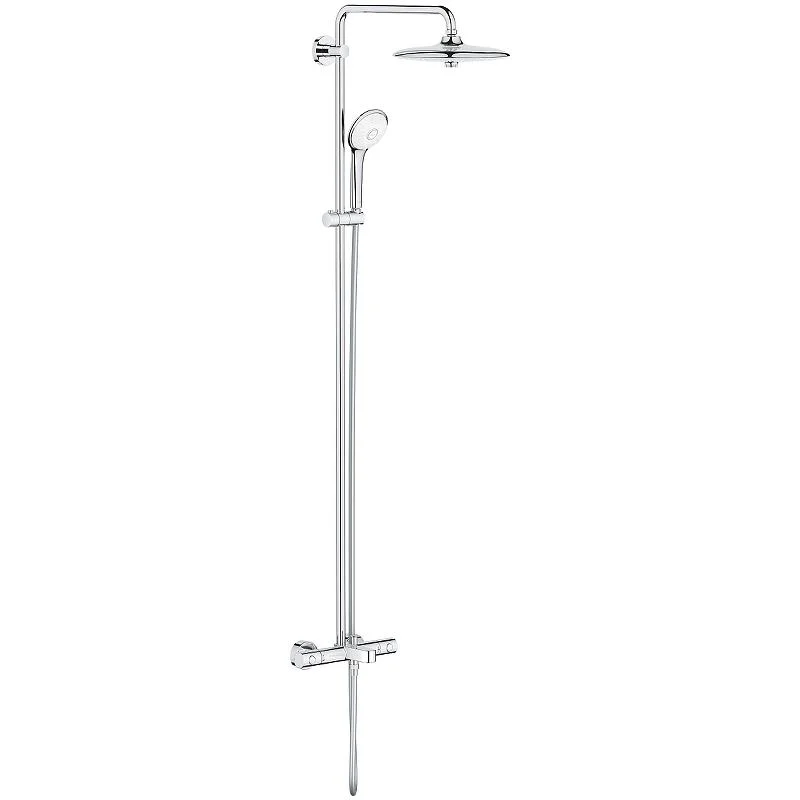 Душевая система с термостатом для ванны/душа GROHE EUPHORIA 27475002 (хром, круглая) 27475002