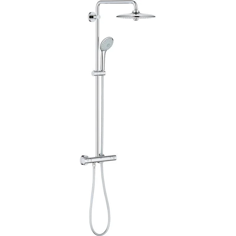 Душевая система с термостатом для душа GROHE EUPHORIA 27615001 (хром, круглая) ССП 27615001
