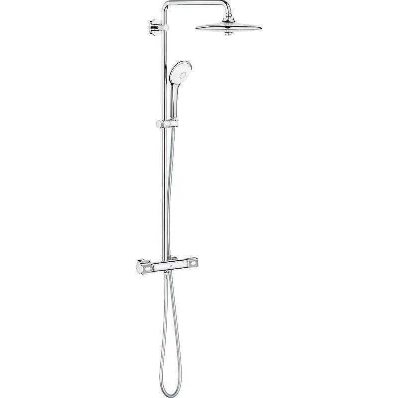 Душевая система с термостатом для душа GROHE EUPHORIA 27615002 (хром, круглая) 27615002