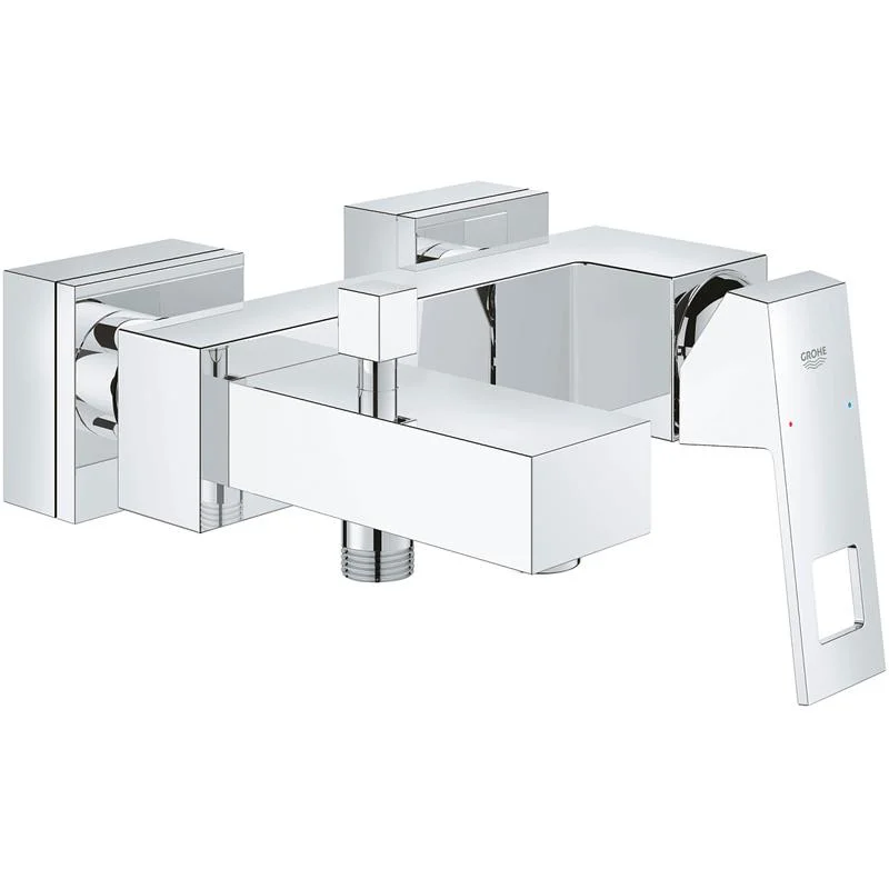 Смеситель для ванны с душем GROHE EUROCUBE 23140000 (хром, L-18,1) 23140000