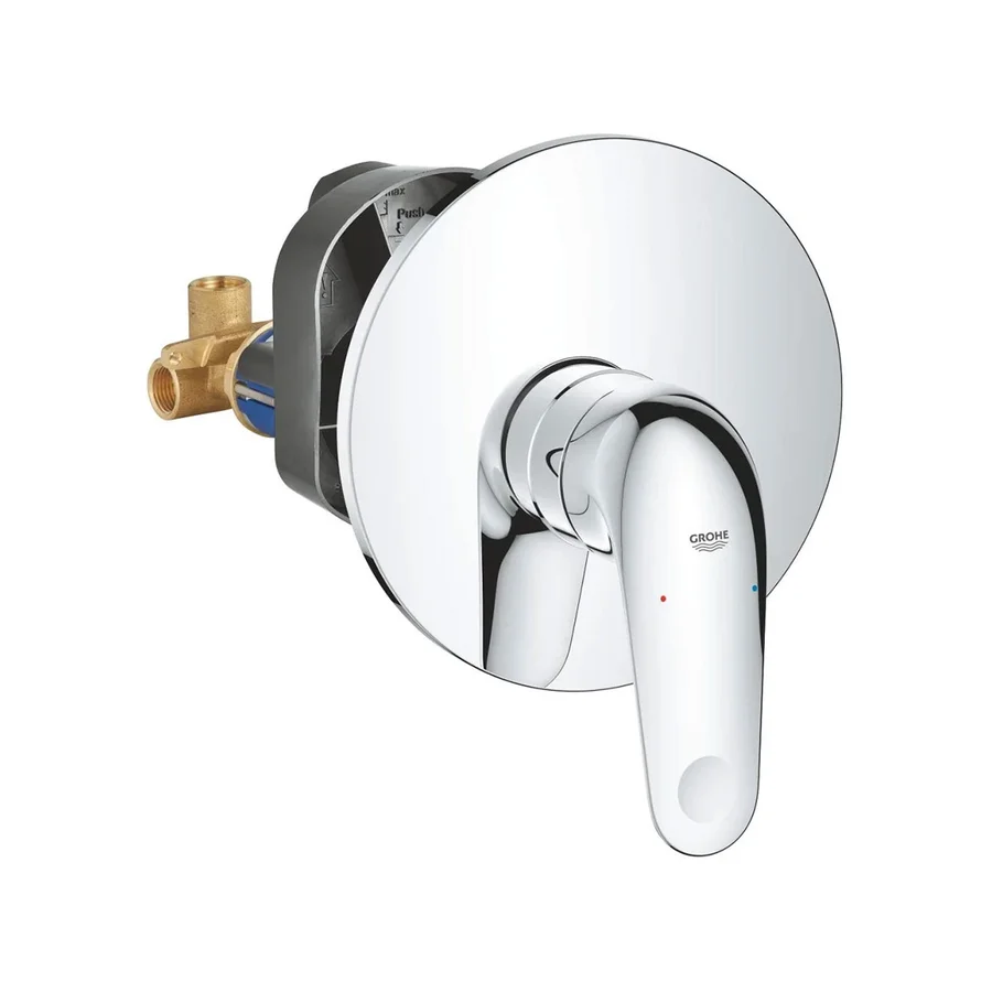 Смеситель для душа встраиваемый GROHE EUROECO 32742001с внутренней частью в комплекте (хром) 32742001