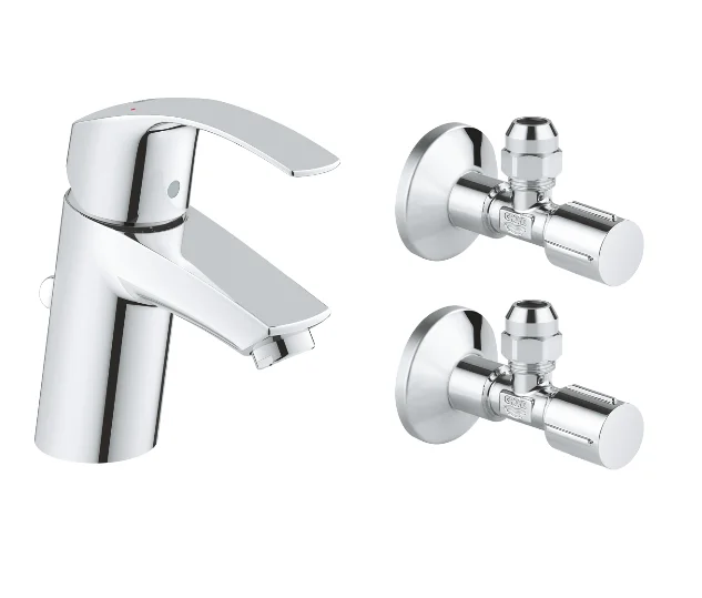 Смеситель для раковины GROHE EUROSMART 23588000 (хром, L-10,4 H-14,6) 23588000