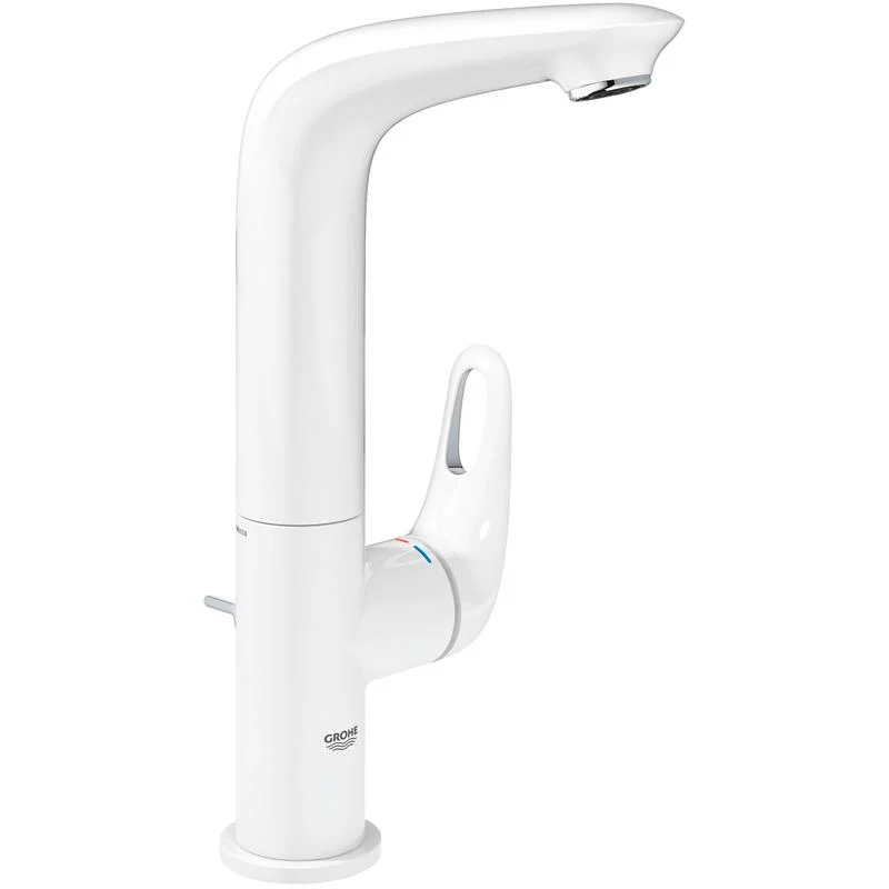 Смеситель для раковины GROHE EUROSTYLE 23569LS3 (белый, L-12,7 H-24,5) 23569LS3
