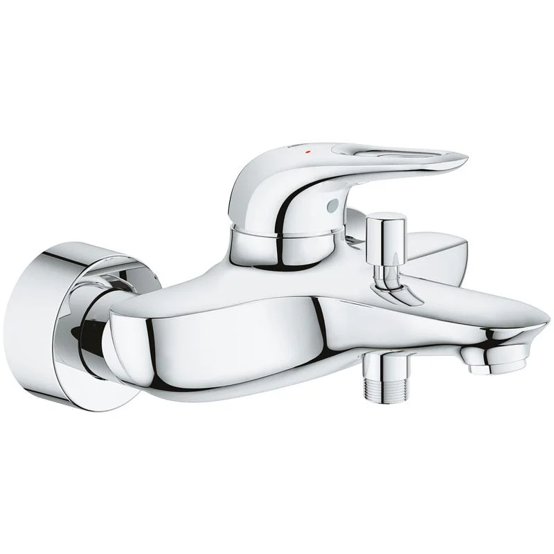 Смеситель для ванны с душем GROHE EUROSTYLE 33591003 (хром, L-18,2) 33591003